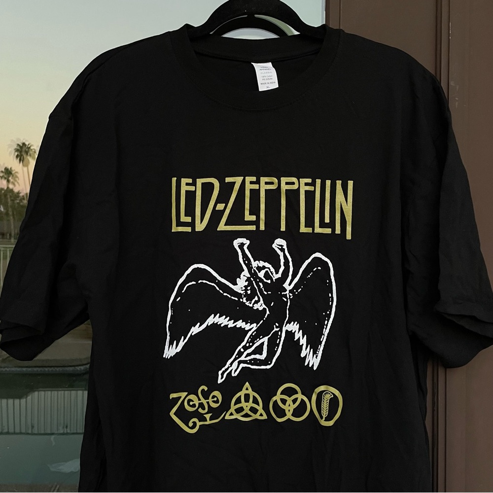 Led Zeppelin ZOSO Black Graphic Tee